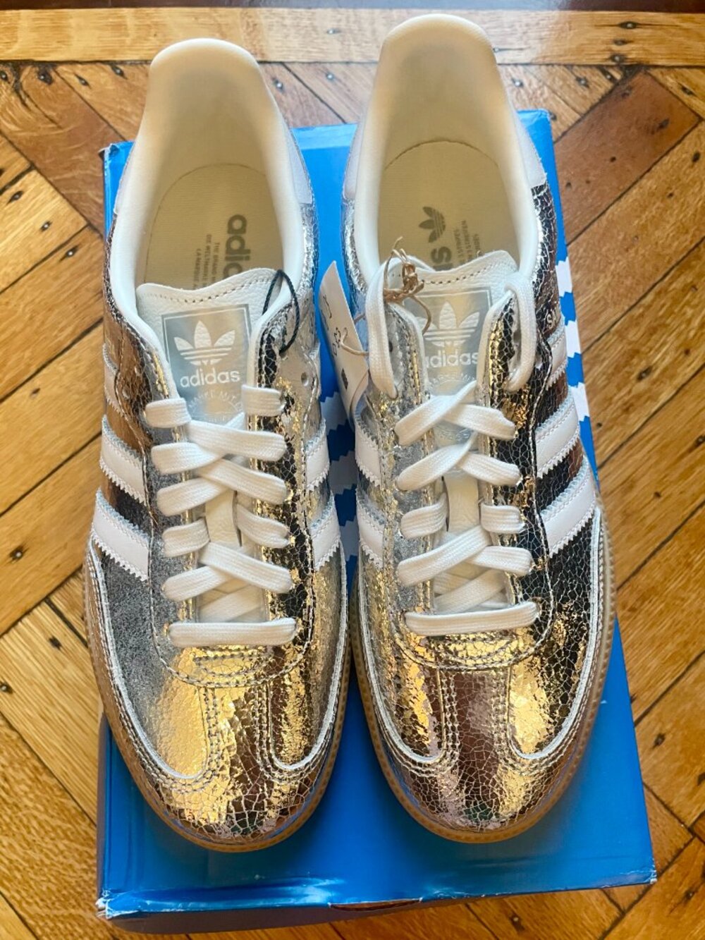 Adidas Samba OG "Silver Metallic" (JR0035) US 8 !! NWT !! - Picture 9 of 16